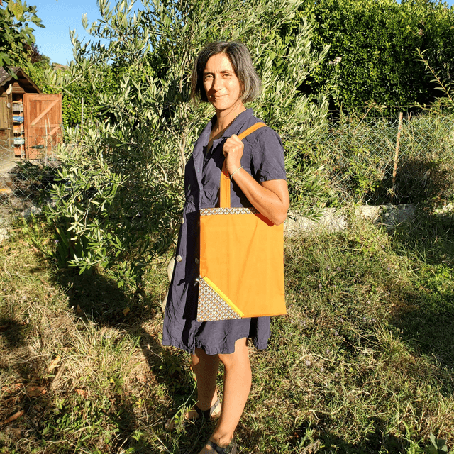 Tote bag Mimosa - Orange