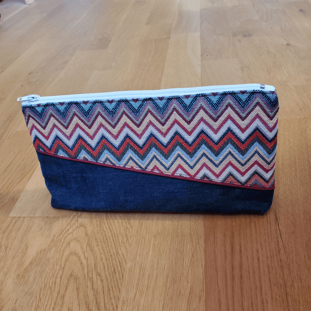 Trousse Althéa - Jacquard à chevrons