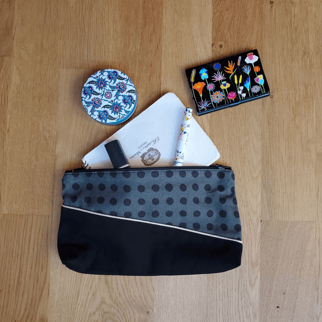 Trousse Althéa - Pois noirs